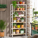 Étagère à livres industrielle de 71 pouces, bibliothèque en bois rustique brun à 6 niveaux, étagères ouvertes.