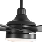 Grand ventilateur de plafond de 72 pouces avec éclairage LED, télécommande et 8 pales.