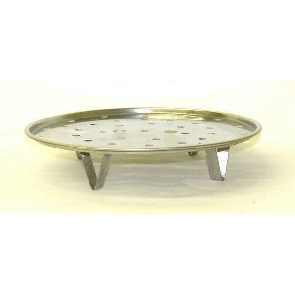 Grande marmite en acier inoxydable de 80 QT avec rack à vapeur, modèle robuste.