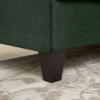 Canapé d'angle en forme de L de 86,22 pouces avec poches de rangement latérales