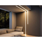 Planche de bardage mural en bois massif de 93 po x 6 po x 0,8 po - 3 pièces + 1 pièce de finition d'extrémité