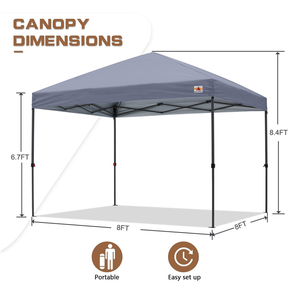 ABCCANOPY Tente de parasol pliable facile à installer, durable, pour extérieur.