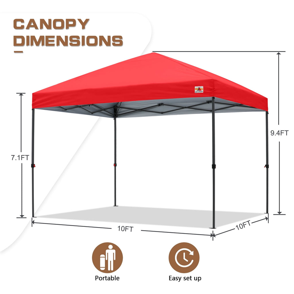 ABCCANOPY Tente de parasol pliable facile à installer, durable, pour extérieur.
