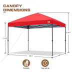 ABCCANOPY Tente de parasol pliable facile à installer, durable, pour extérieur.