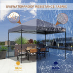 ABCCANOPY Tente de parasol pliable facile à installer, durable, pour extérieur.