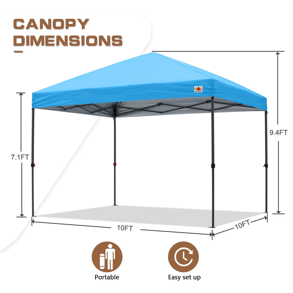 ABCCANOPY Tente de parasol pliable facile à installer, durable, pour extérieur.