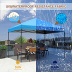 ABCCANOPY Tente de parasol pliable facile à installer, durable, pour extérieur.