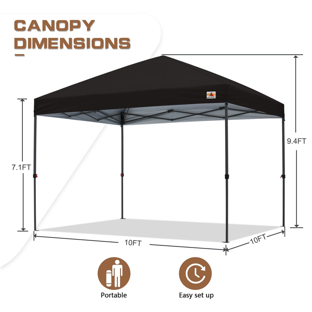 ABCCANOPY Tente de parasol pliable facile à installer, durable, pour extérieur.