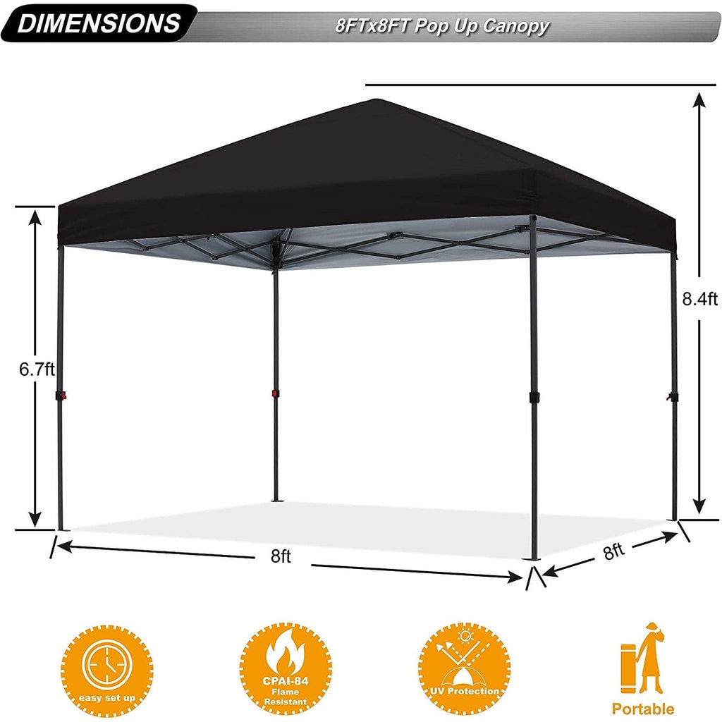 ABCCANOPY Tente de parasol pliable facile à installer, durable, pour extérieur.