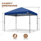 ABCCANOPY Tente de parasol pliable facile à installer, durable, pour extérieur.