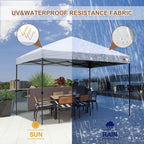 ABCCANOPY Tente de parasol pliable facile à installer, durable, pour extérieur.