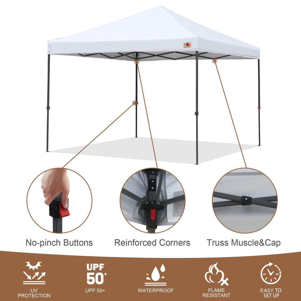 ABCCANOPY Tente de parasol pliable facile à installer, durable, pour extérieur.