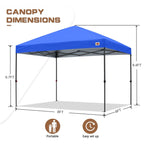ABCCANOPY Tente de parasol pliable facile à installer, durable, pour extérieur.