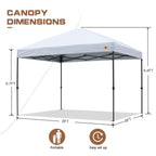 ABCCANOPY Tente de parasol pliable facile à installer, durable, pour extérieur.