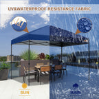 ABCCANOPY Tente de parasol pliable facile à installer, durable, pour extérieur.