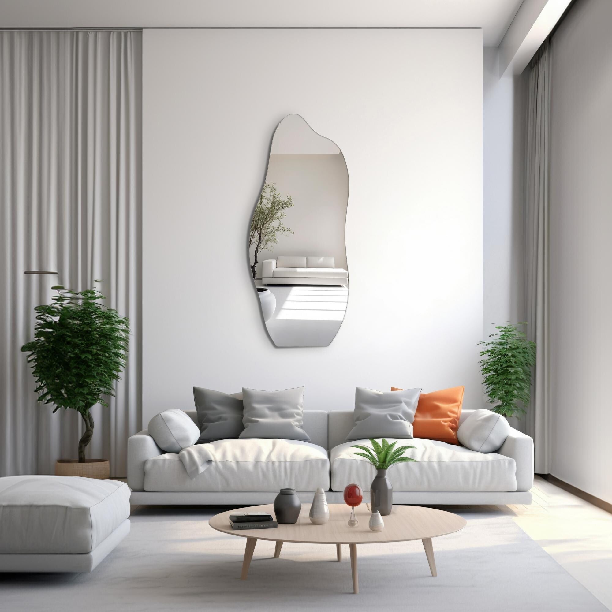 MIROIR Mural Asymétrique et Irregulier ALYA