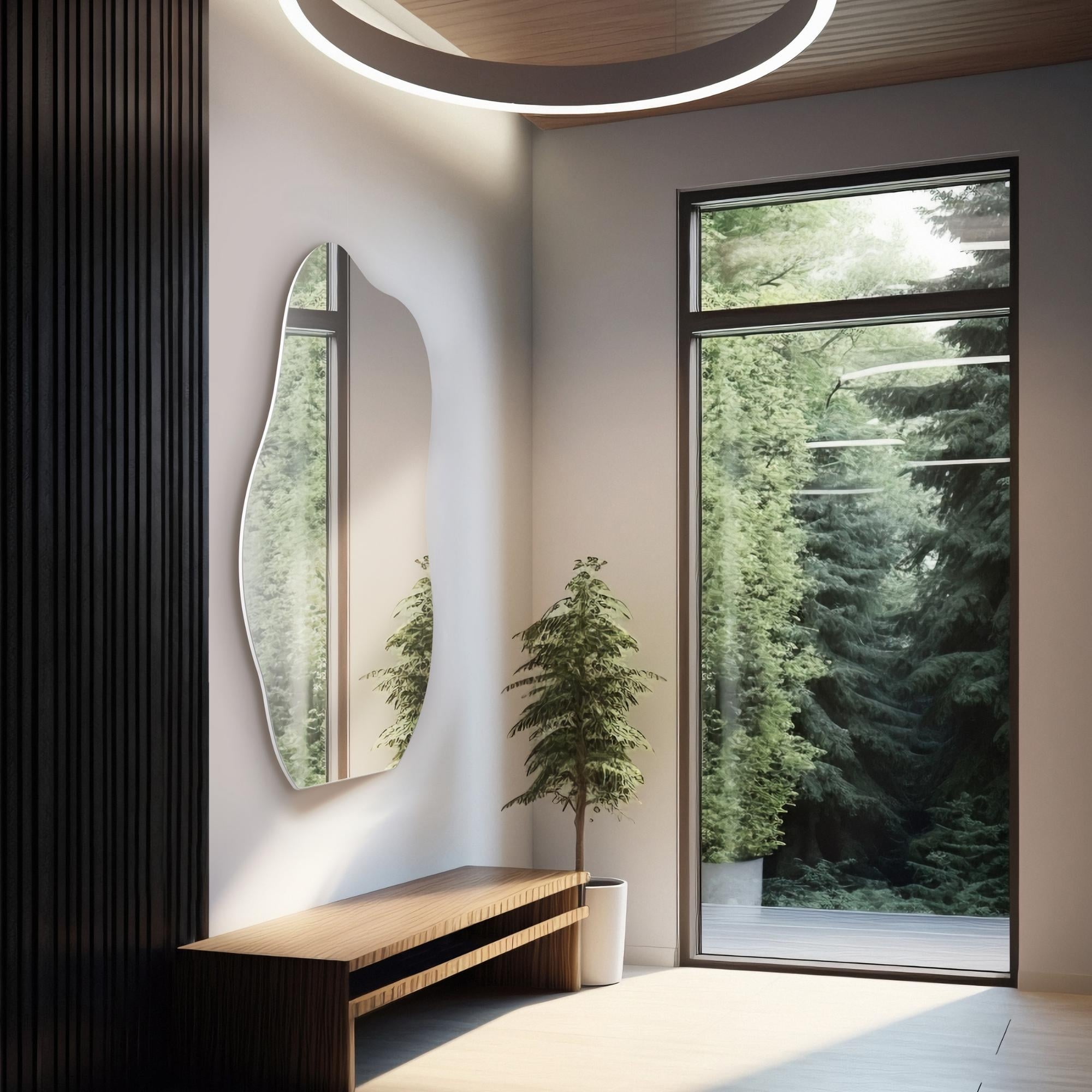 MIROIR Mural Asymétrique et Irregulier ALYA