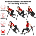 Machine à abdominaux pliable, entraîneur d'exercices abdominaux, salle de sport à domicile, remise en forme.