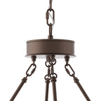 Suspension Acroma à 12 lumières, style ferme, en forme de roue de charrette de 40 pouces, avec certification UL - 40'' de diamètre x 138'' de hauteur