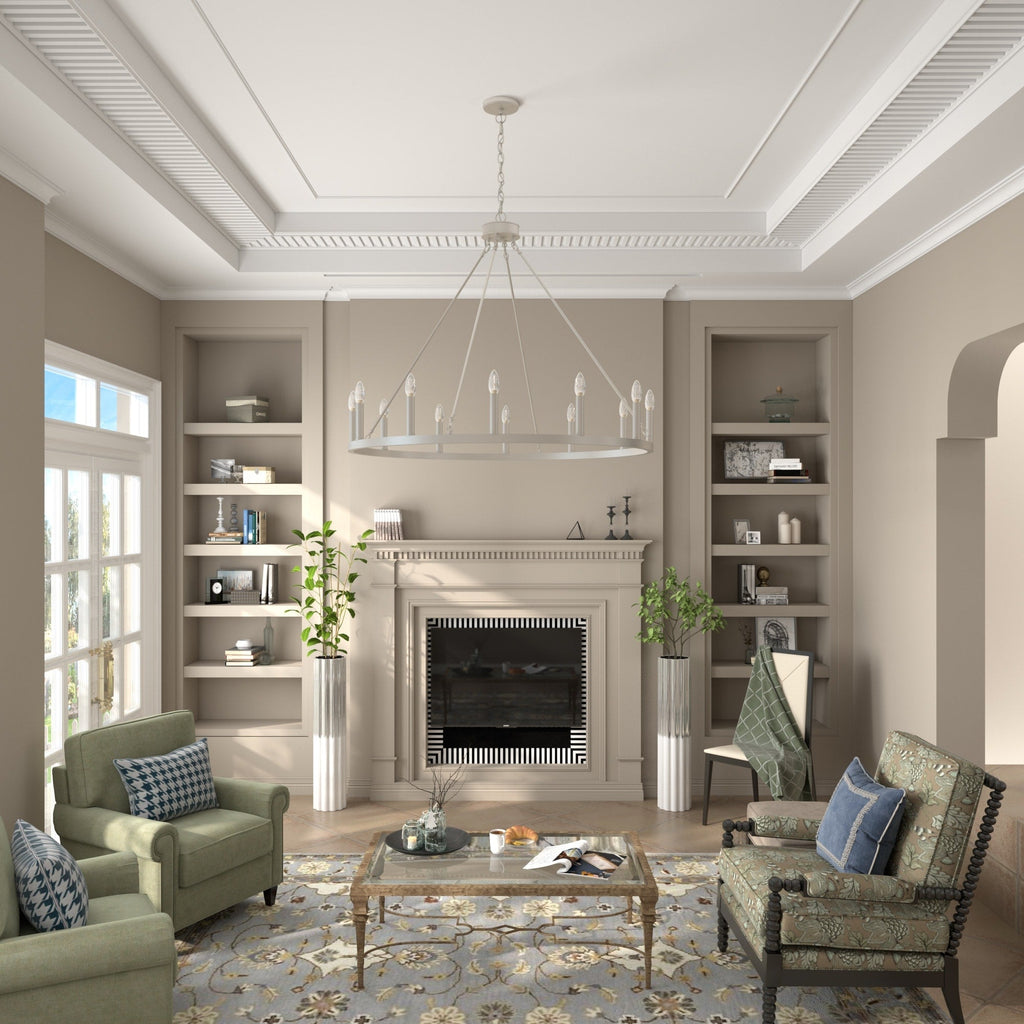 Suspension Acroma à 12 lumières, style ferme, en forme de roue de charrette de 40 pouces, avec certification UL - 40'' de diamètre x 138'' de hauteur