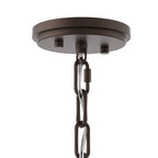 Luminaire Acroma à 20 lumières, style ferme moderne, en forme de roue de charrette ronde de 40 pouces, avec certification UL.