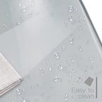 Chaise de bureau pivotante en acrylique, hauteur réglable, sans accoudoirs, sur roulettes, pour la maison.