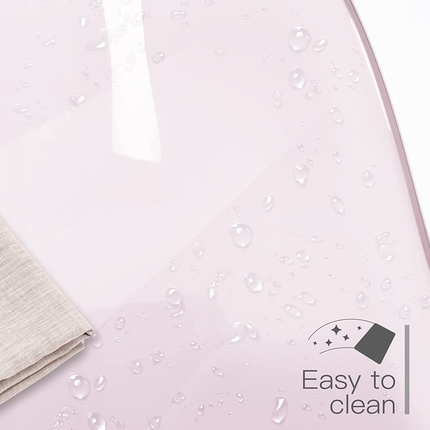 Chaise de bureau pivotante en acrylique, hauteur réglable, sans accoudoirs, sur roulettes, pour la maison.