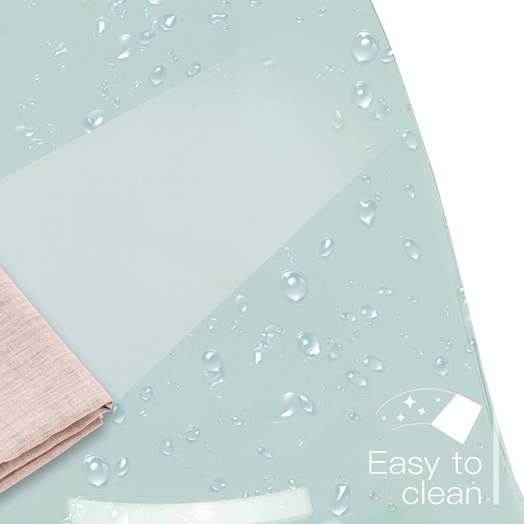 Chaise de bureau pivotante en acrylique, hauteur réglable, sans accoudoirs, sur roulettes, pour la maison.