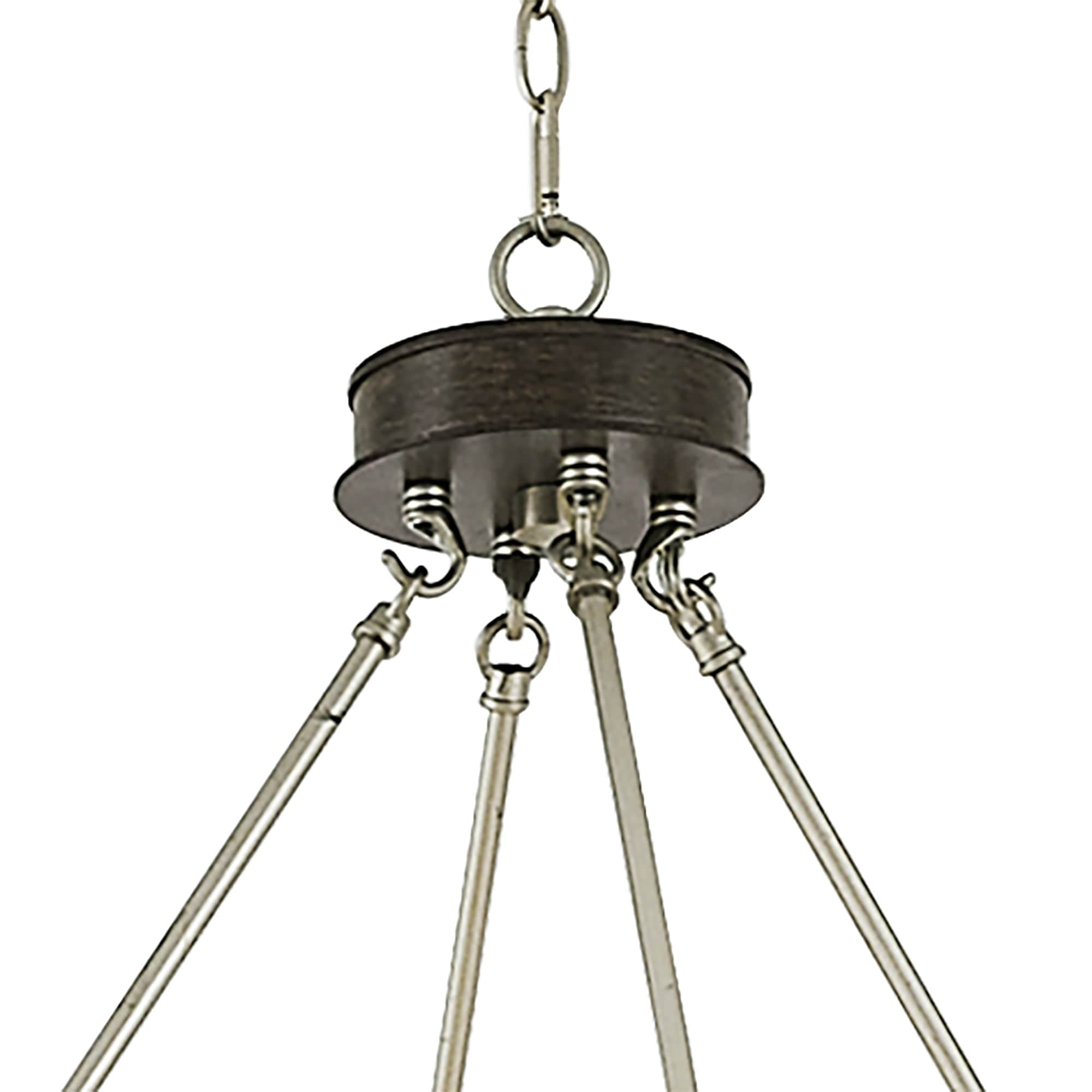 Suspension Acroma à 12 lumières, style ferme, en forme de roue de charrette de 40 pouces, avec certification UL - 40'' de diamètre x 138'' de hauteur