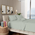 Jeu de draps en coton égyptien de luxe Aireolux, ultra-doux et soyeux, 1000 fils.