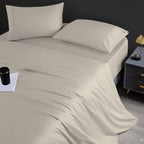 Jeu de draps en coton égyptien de luxe Aireolux, ultra-doux et soyeux, 1000 fils.