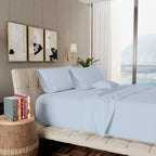 Jeu de draps en coton égyptien de luxe Aireolux, ultra-doux et soyeux, 1000 fils.