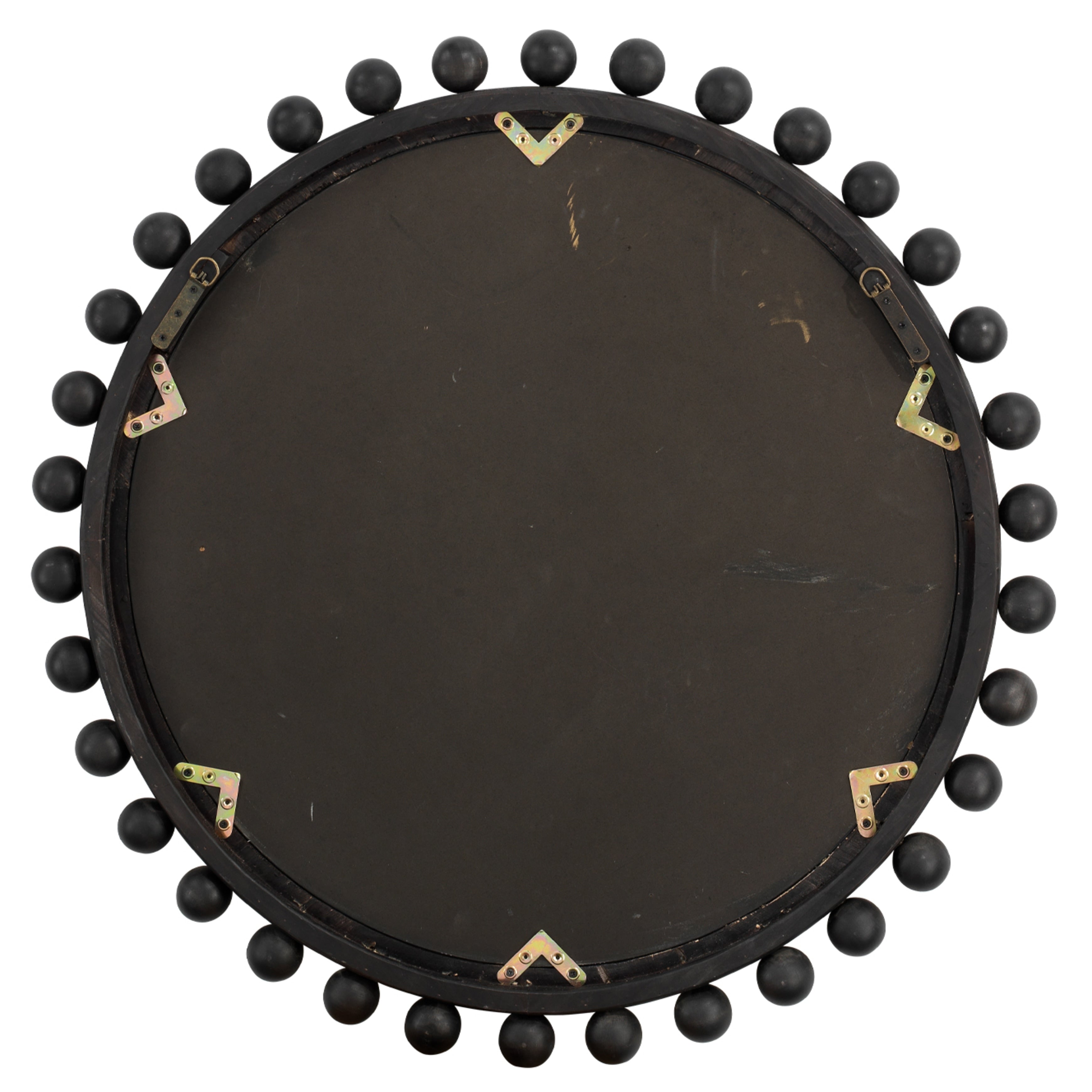 Miroir rond en bois Orion d'Alden Décor, naturel