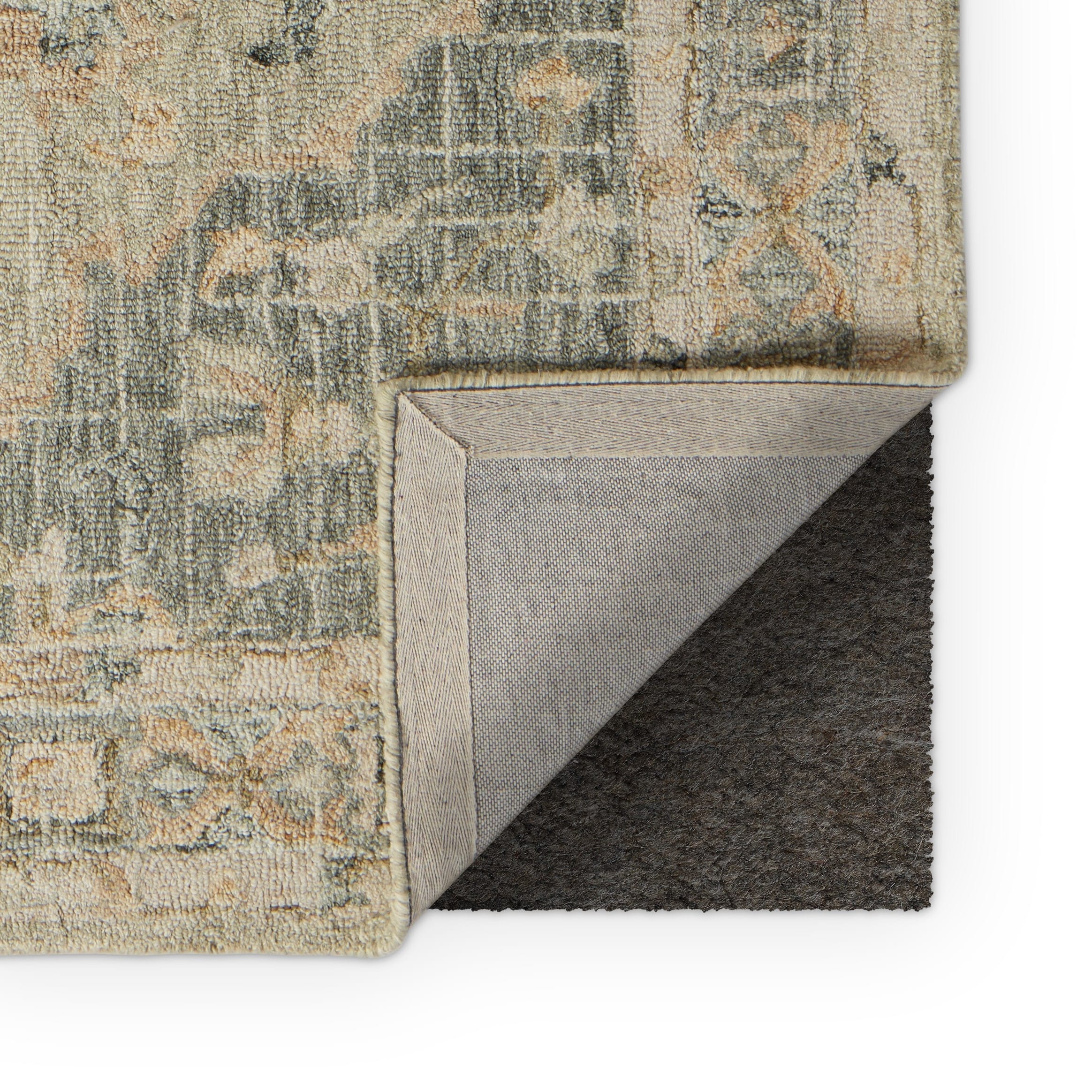 Tapis en laine à motifs mosaïques traditionnels, tissé à la main, de la marque Alexander Home