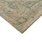 Tapis en laine à motifs mosaïques traditionnels, tissé à la main, de la marque Alexander Home