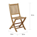 Ensemble de salle à manger d'extérieur Amazonia en bois de teck certifié FSC, 11 pièces - 10 à 11 couverts