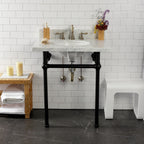 Robinet de salle de bain à large encrage, style américain classique