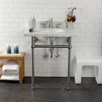 Robinet de salle de bain à large encrage, style américain classique