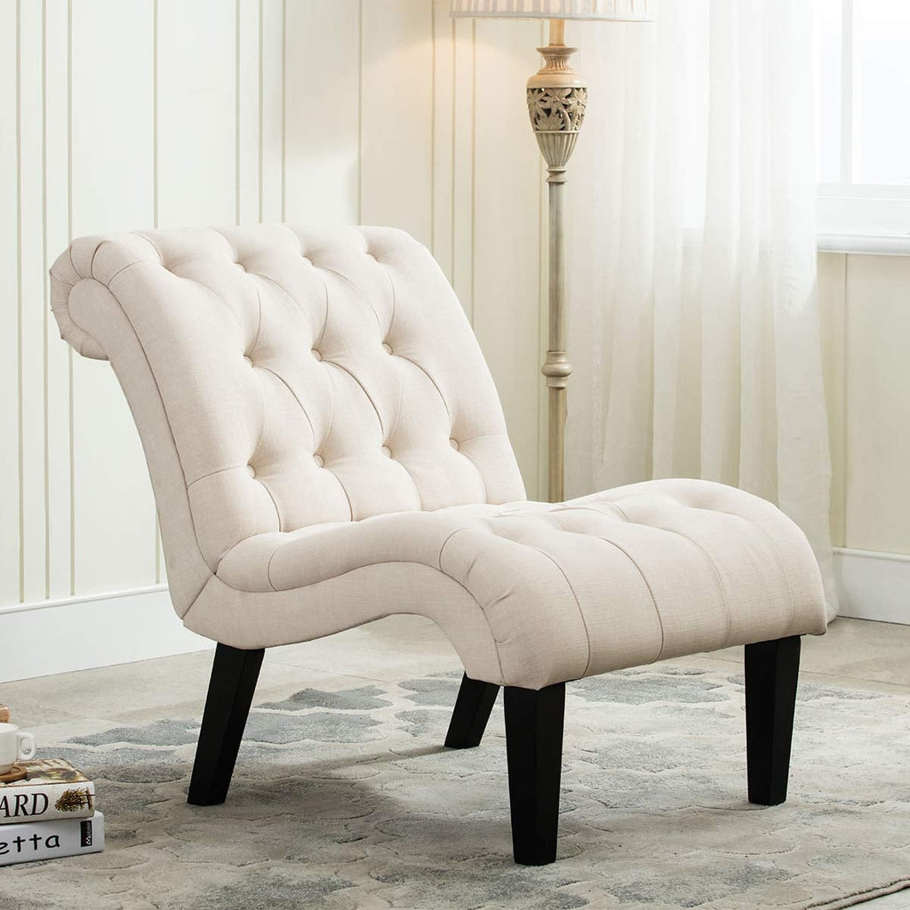 Chaise longue, canapé, fauteuil d'appoint recouvert de tissu pour chambre à coucher et salon.
