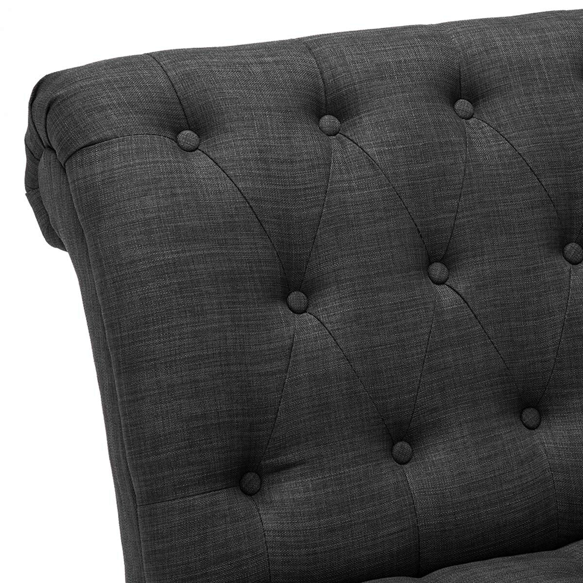 Chaise longue, canapé, fauteuil d'appoint recouvert de tissu pour chambre à coucher et salon.