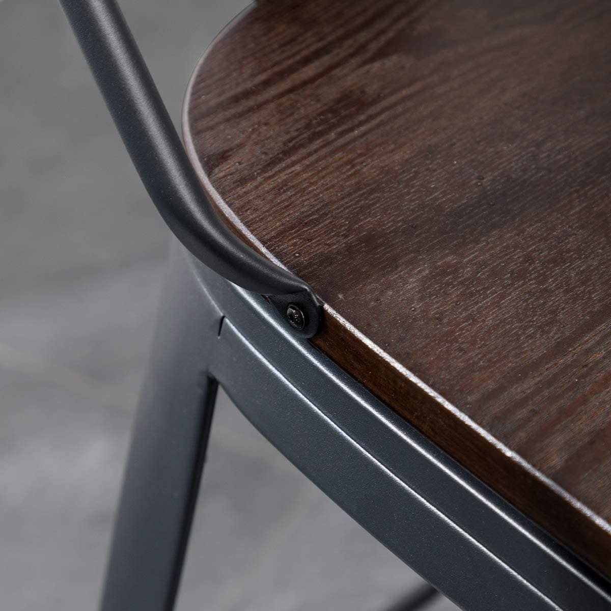 Tabourets de bar Andeworld style farmhouse, tabourets de bar hauteur comptoir, lot de 4 - Lot de 4