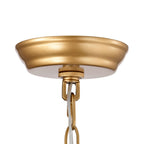 Luminaire Anita à abat-jour tambour avec prismes en verre transparent