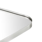 TEHOME Aristes Armoire à pharmacie encastrée avec cadre, miroir et étagères réglables