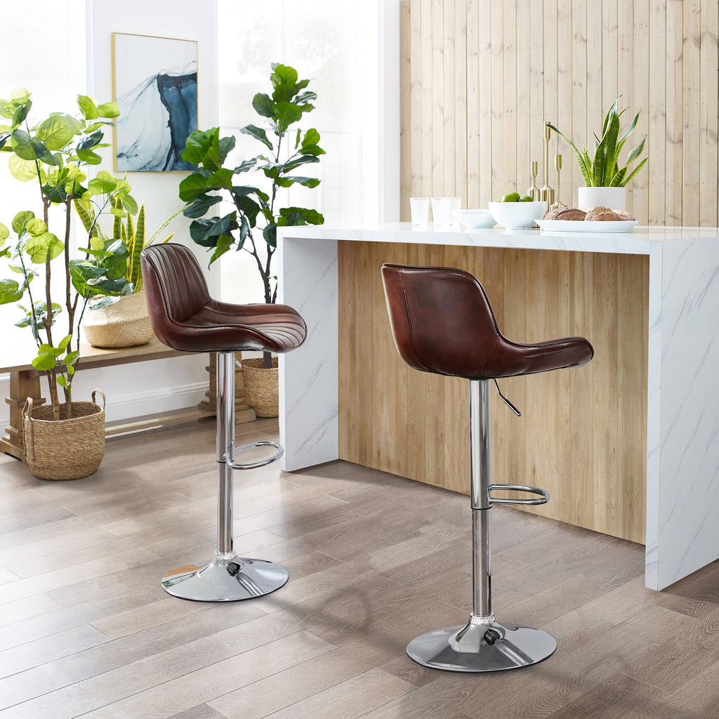 Tabouret de bar pivotant à hauteur réglable Art Leon, lot de 2