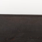 Bol rectangulaire extra large en bois recyclé noir-brun Athena - 26,0L x 10,0l x 7,0H