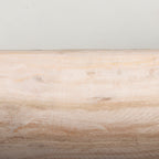 Bol rectangulaire extra large en bois recyclé noir-brun Athena - 26,0L x 10,0l x 7,0H