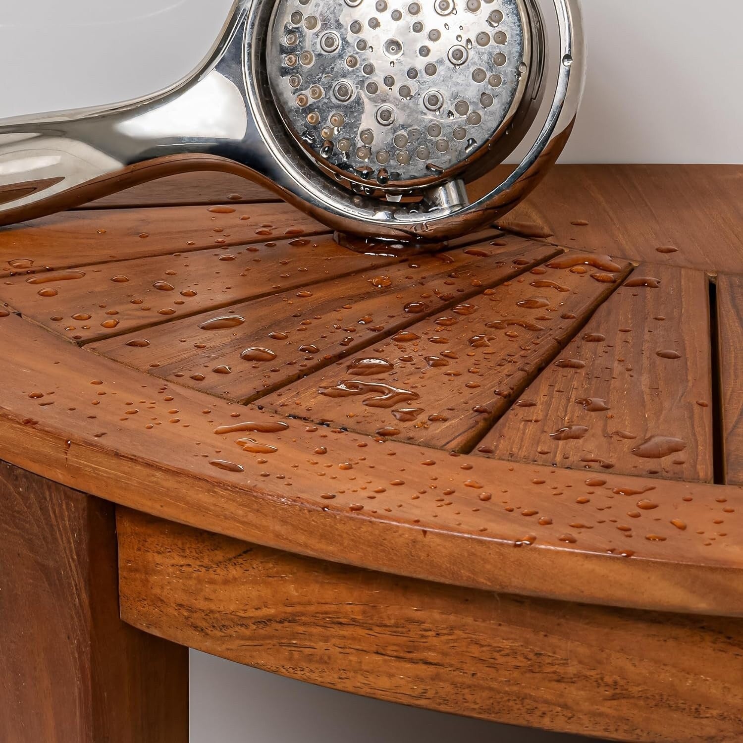 Table/Banc de douche en teck d'Indonésie de Aurora Home