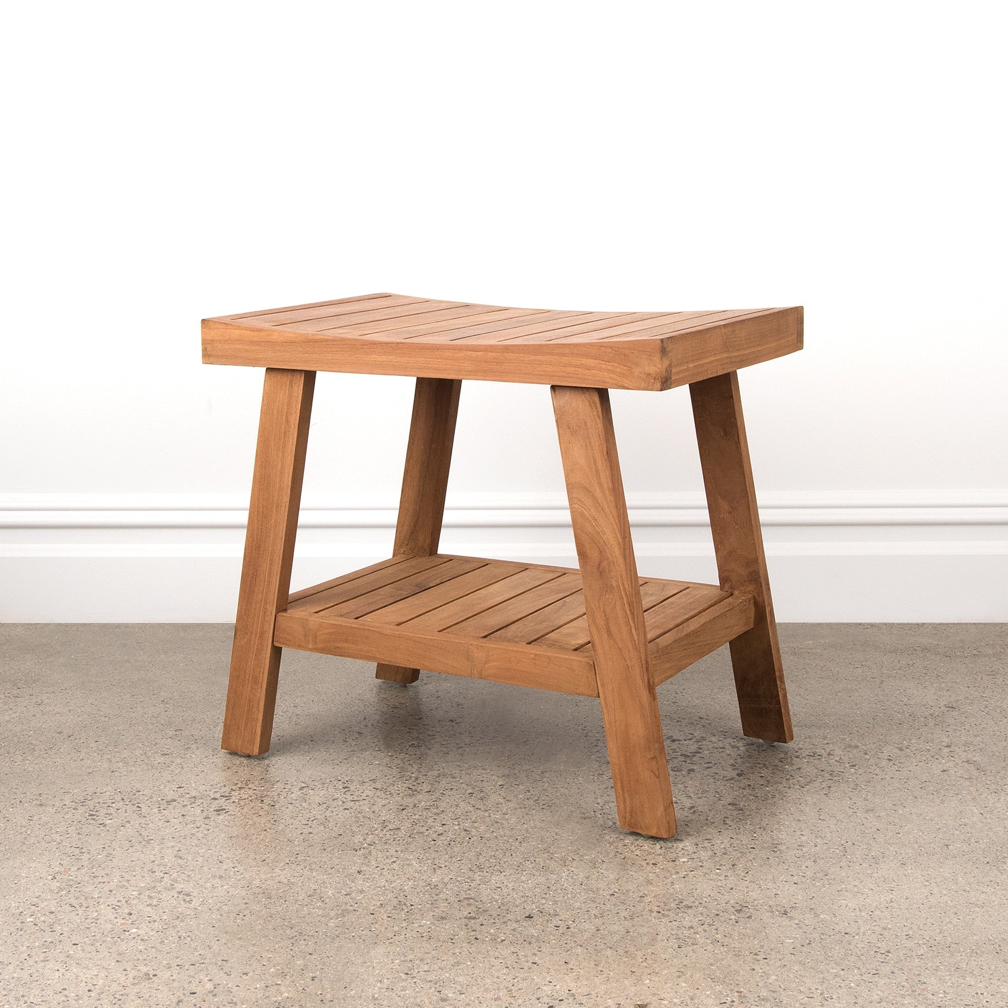 Table/Banc de douche en teck d'Indonésie de Aurora Home