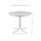 Ensemble de 3 chaises d'extérieur Crosley Bates - 84 cm (L) x 22 cm (P) x 35 cm (H)