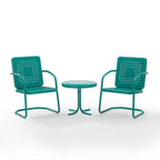 Ensemble de 3 chaises d'extérieur Crosley Bates - 84 cm (L) x 22 cm (P) x 35 cm (H)